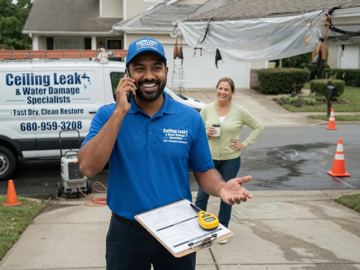 Ceiling Leak Cleanup Bloomsdale, MO FAQs